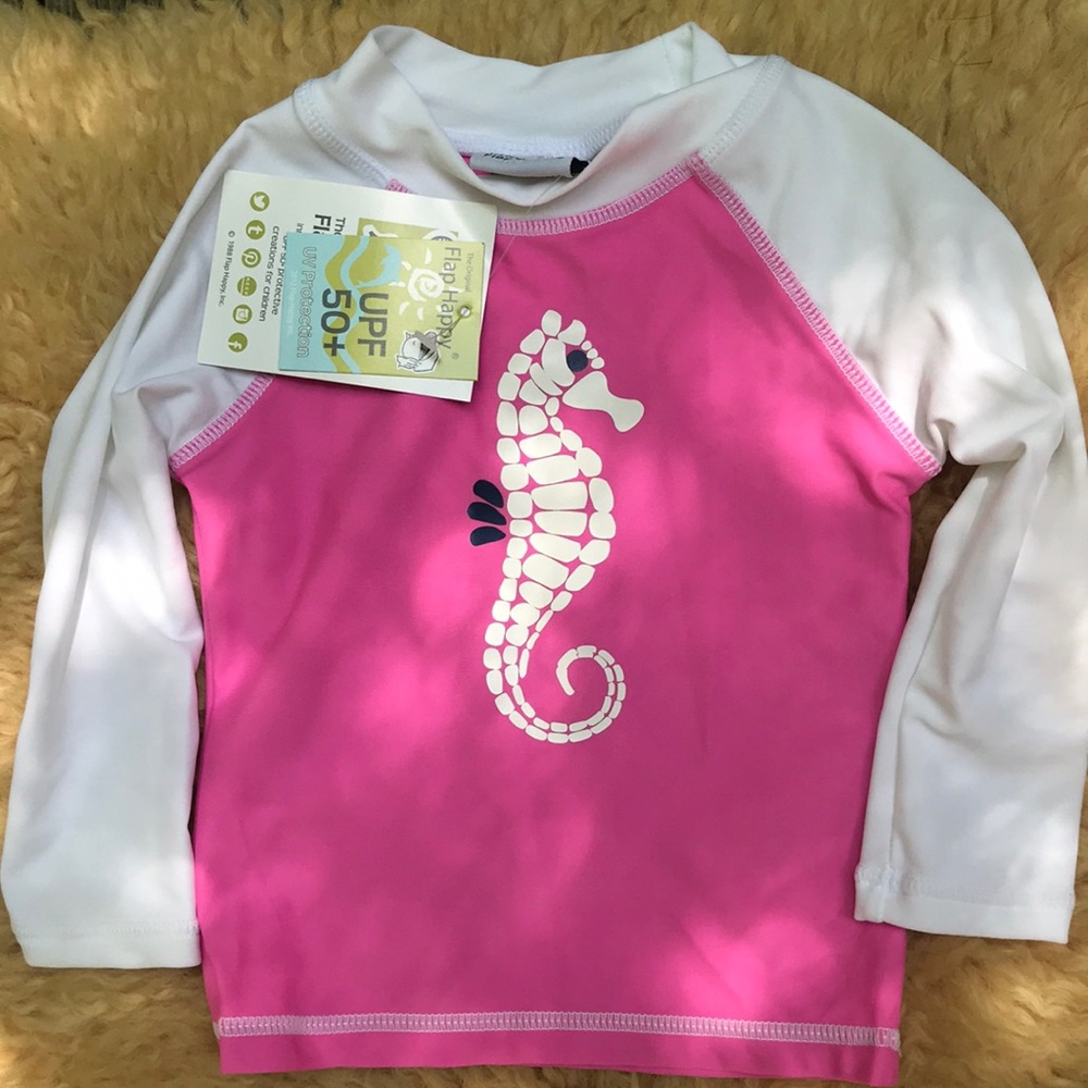 Rash Guard Shirt by Flap Happy Size 12 Months NWT